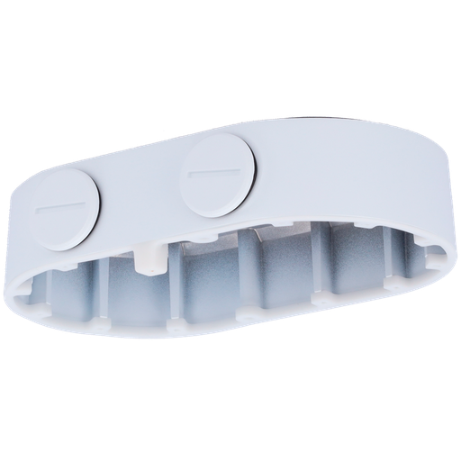 Boite de connexions Pour les caméras dômes à double canal Convient pour une utilisation en extérieur Couleur blanche